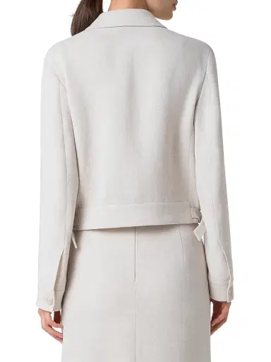 Akris Women's Peer Linen Button-Front Jacket | Thumbnail 5 Akris Women's Peer Linen Button-Front Jacket | Thumbnail 5