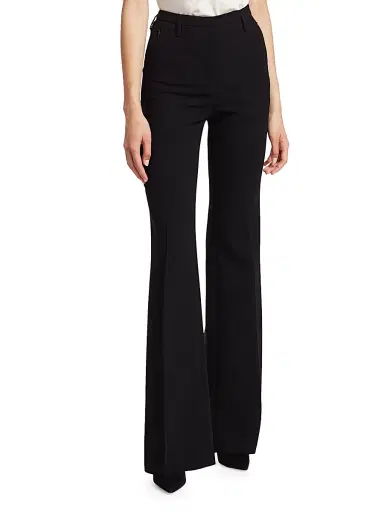 Akris Women's Farrah Stretch-Wool Pants | Thumbnail 2 Akris Women's Farrah Stretch-Wool Pants | Thumbnail 2
