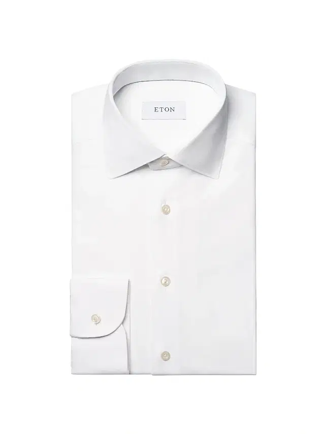 Eton Men's Slim-Fit Solid 4Flex Shirt - White