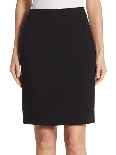 Akris Women's Stretch-Wool Pencil Skirt - Black - Size 4 | Thumbnail 1