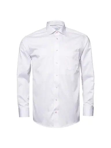 Eton Men's Grid Check Classic-Fit Dress Shirt - Pink - Size 15.5 | Thumbnail 2 Eton Men's Grid Check Classic-Fit Dress Shirt - Pink - Size 15.5 | Thumbnail 2