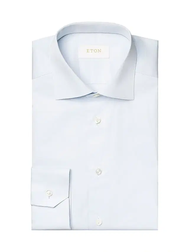 Eton Men's Slim-Fit Elevated Twill Shirt - Blue