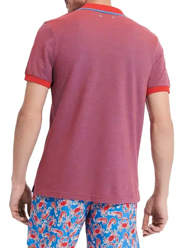 Vilebrequin Men's Pique Polo Shirt - Faience | Thumbnail 3