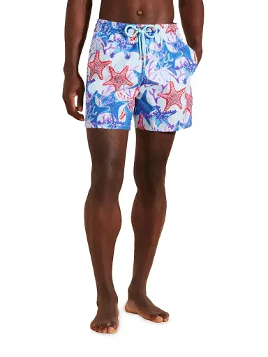 Vilebrequin Men's Glowed Stars Swim Trunks | Thumbnail 4