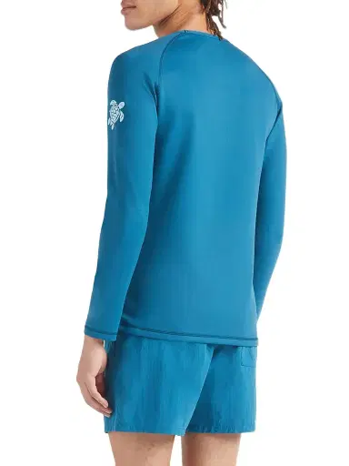 Vilebrequin Men's Turtle UPF Long-Sleeve Rashguard Top - Paon | Thumbnail 5