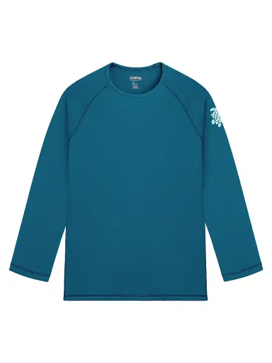 Vilebrequin Men's Turtle UPF Long-Sleeve Rashguard Top - Paon | Thumbnail 1