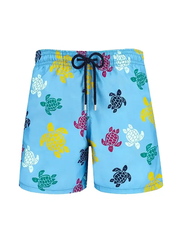 Vilebrequin Men's Multicolor Tortoise Swim Trunks - Divin