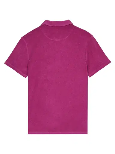 Vilebrequin Men's Organic Cotton Terry Polo Shirt - Pourpre | Thumbnail 2