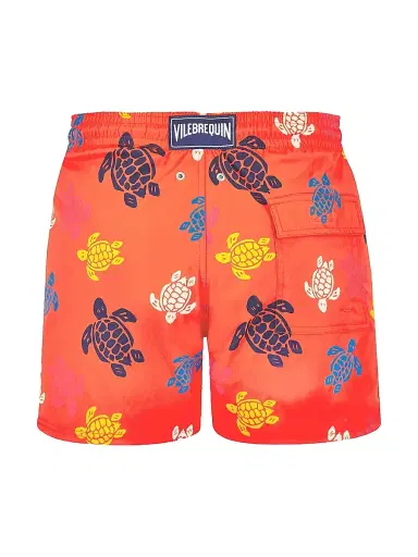 Vilebrequin Men's Multicolor Tortoise Swim Trunks | Thumbnail 3 Vilebrequin Men's Multicolor Tortoise Swim Trunks | Thumbnail 3