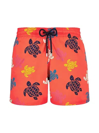 Vilebrequin Men's Multicolor Tortoise Swim Trunks | Thumbnail 1 Vilebrequin Men's Multicolor Tortoise Swim Trunks | Thumbnail 1