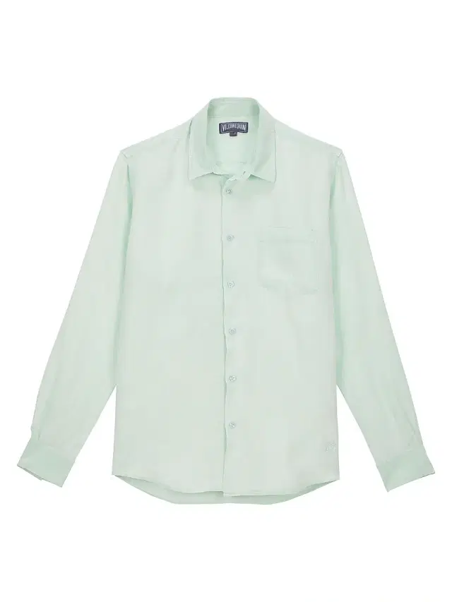 Vilebrequin Men's Caroubis Linen Shirt - Vert