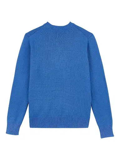 Vilebrequin Men's Rayol Logo Cotton-Blend Crewneck Sweater - Sea Blue | Thumbnail 3