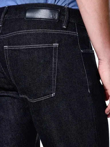 Giorgio Armani Men's Five-Pocket Slim Straight-Leg Jeans | Thumbnail 5 Giorgio Armani Men's Five-Pocket Slim Straight-Leg Jeans | Thumbnail 5