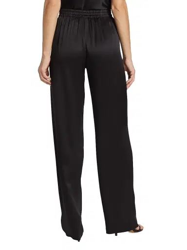 Giorgio Armani Women's Pull-On Silk Trousers | Thumbnail 4 Giorgio Armani Women's Pull-On Silk Trousers | Thumbnail 4