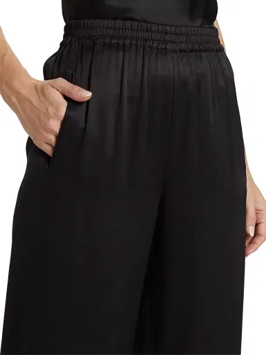 Giorgio Armani Women's Pull-On Silk Trousers | Thumbnail 5 Giorgio Armani Women's Pull-On Silk Trousers | Thumbnail 5