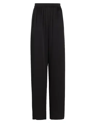 Giorgio Armani Women's Pull-On Silk Trousers | Thumbnail 1 Giorgio Armani Women's Pull-On Silk Trousers | Thumbnail 1