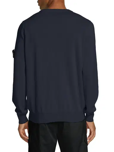 Stone Island Men's Crewneck Cotton Sweater | Thumbnail 5