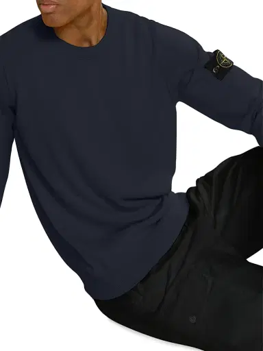 Stone Island Men's Crewneck Cotton Sweater | Thumbnail 6