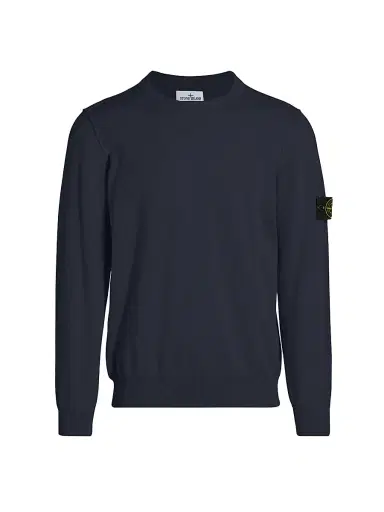 Stone Island Men's Crewneck Cotton Sweater | Thumbnail 1