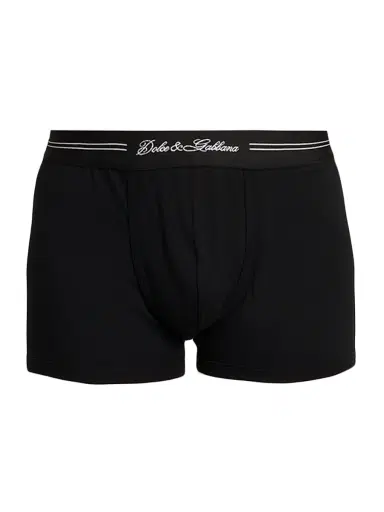 Dolce & Gabbana Men's Logo Cotton-Blend Boxer Briefs | Thumbnail 1 Dolce & Gabbana Men's Logo Cotton-Blend Boxer Briefs | Thumbnail 1