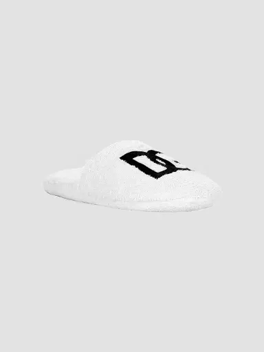 Dolce & Gabbana Men's DG Logo Embroidered Slippers | Thumbnail 2
