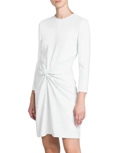 Giorgio Armani Women's Gathered Jersey Minidress | Thumbnail 4 Giorgio Armani Women's Gathered Jersey Minidress | Thumbnail 4
