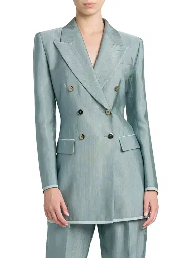 Giorgio Armani Women's Double-Breasted Jacket | Thumbnail 3 Giorgio Armani Women's Double-Breasted Jacket | Thumbnail 3