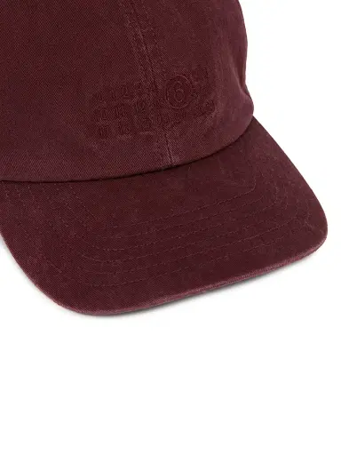 MM6 MAISON MARGIELA Men's Embroidered Cotton Canvas Baseball Cap | Thumbnail 2 MM6 MAISON MARGIELA Men's Embroidered Cotton Canvas Baseball Cap | Thumbnail 2