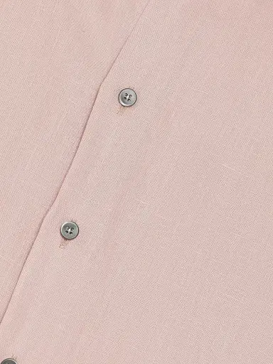 Giorgio Armani Men's Linen Button-Front Shirt | Thumbnail 7
