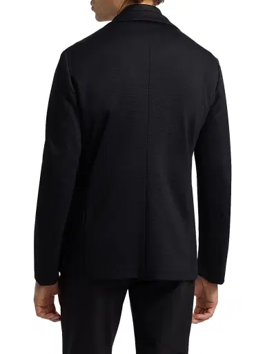 Emporio Armani Men's Rice Stitch Sport Jacket - Black - Size 38 | Thumbnail 5 Emporio Armani Men's Rice Stitch Sport Jacket - Black - Size 38 | Thumbnail 5