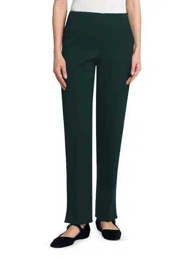 Giorgio Armani Women's Stretch Wool Straight Pants | Thumbnail 3 Giorgio Armani Women's Stretch Wool Straight Pants | Thumbnail 3