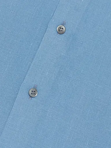 Giorgio Armani Men's Linen Button-Front Shirt | Thumbnail 7