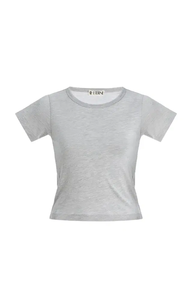 Chloe Cropped Cotton-Blend Baby Tee