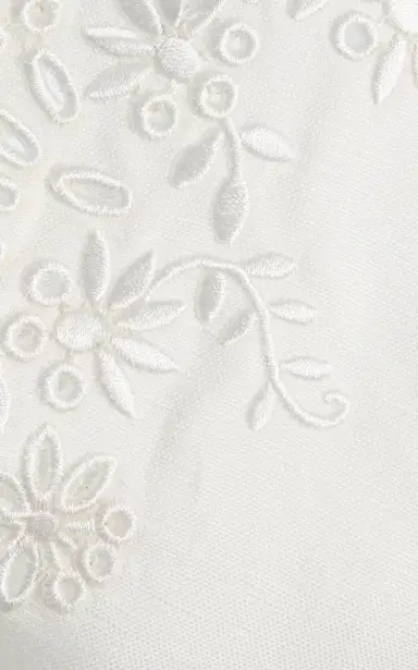 SIMKHAI Gillian Embroidered Linen-Blend Midi Dress | Thumbnail 5