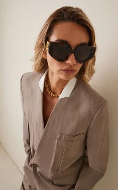 Loewe Anagram Square-Frame Acetate Sunglasses | Thumbnail 2 Loewe Anagram Square-Frame Acetate Sunglasses | Thumbnail 2