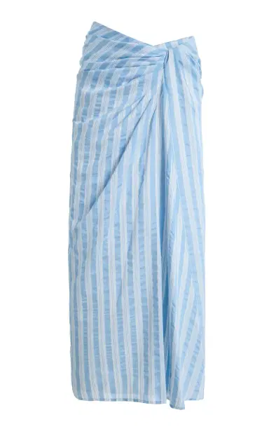Simkhai Liorra Yarn-Dyed Jersey Midi Skirt | Thumbnail 7 Simkhai Liorra Yarn-Dyed Jersey Midi Skirt | Thumbnail 7