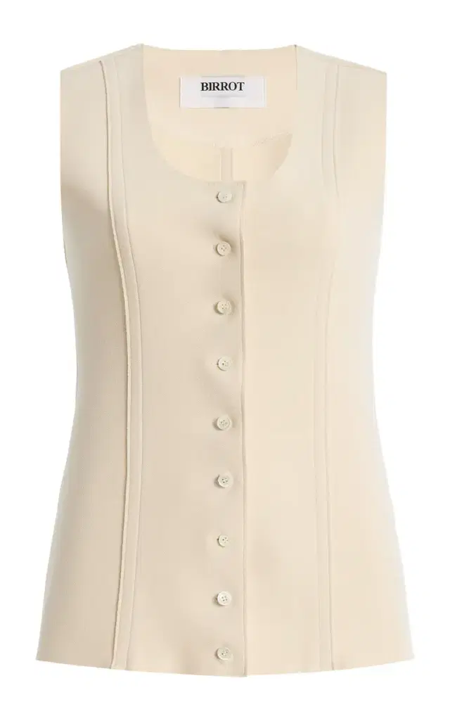 BIRROT Eclusive Lay3 Fitted Crepe Vest