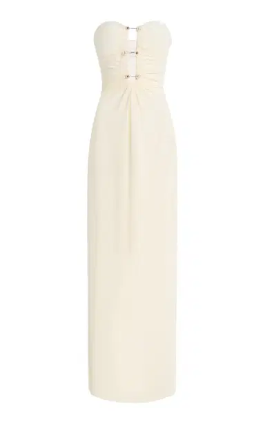 Moré Noir Alina Ruched Jersey Maxi Dress | Thumbnail 14