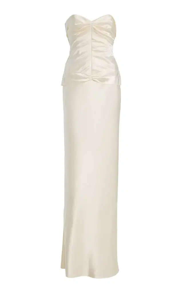 Anna October Clementine Satin Maxi Dress