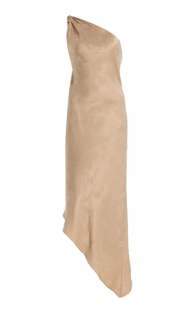 Molly Asymmetrical Chiffon Midi Dress