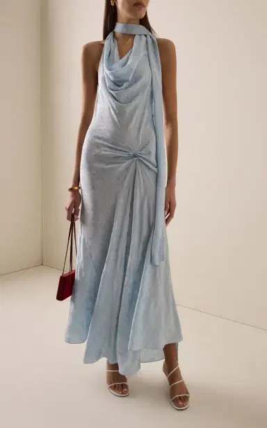 Anna October Kelly Chiffon Maxi Dress | Thumbnail 2