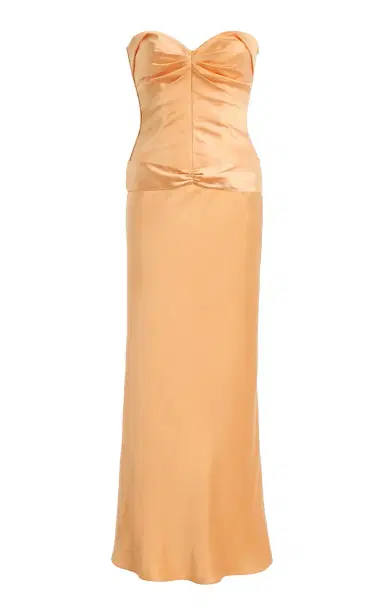 Anna October Diana Satin Midi Dress | Thumbnail 6