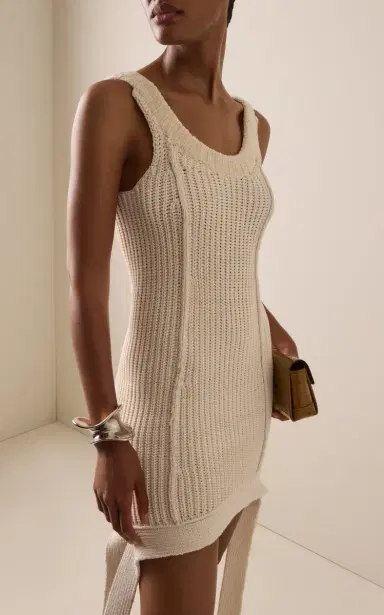 Aisling Camps Obi Slip Cotton-Blend Mini Dress | Thumbnail 3 Aisling Camps Obi Slip Cotton-Blend Mini Dress | Thumbnail 3