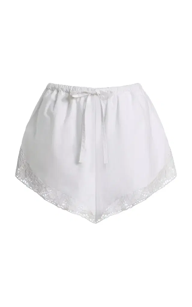 ROTATE Cotton Drawstring Shorts