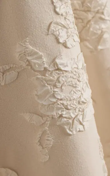 ROTATE Jacquard Strapless Dress | Thumbnail 5