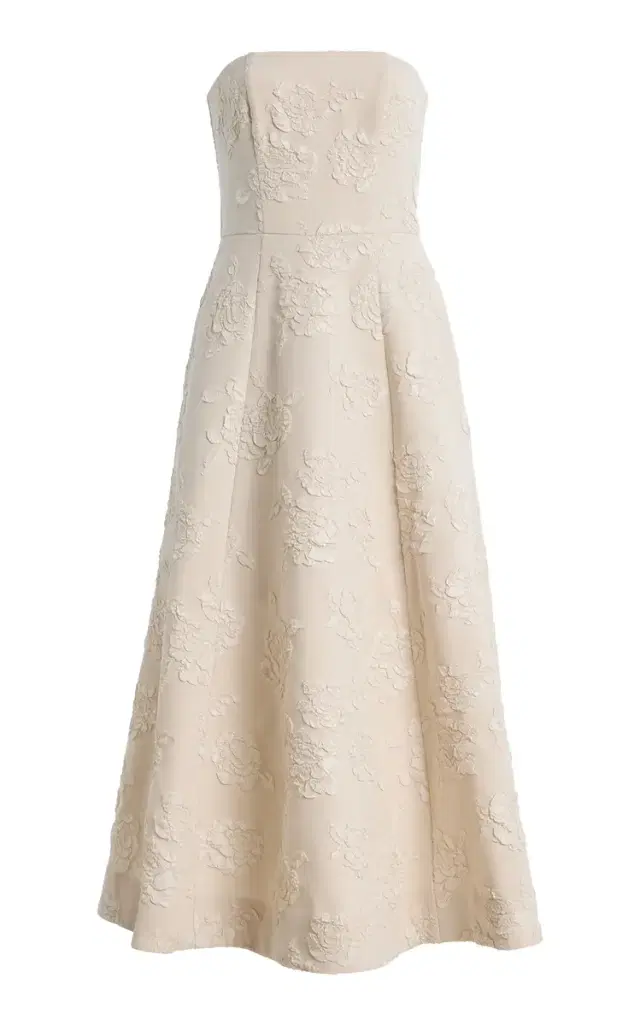 Jacquard Strapless Dress Jacquard Strapless Dress