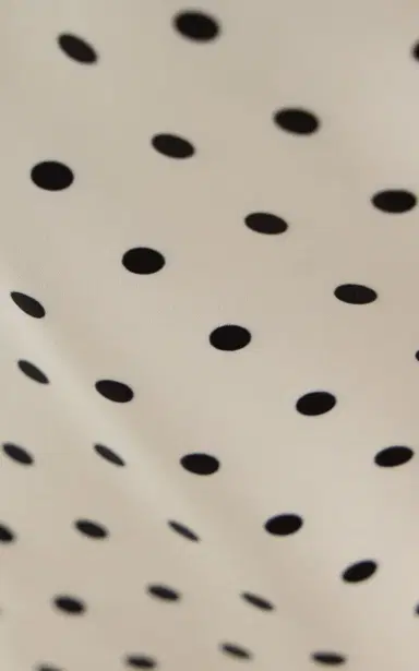 ROTATE Polka-Dot Satin Mini Dress | Thumbnail 5
