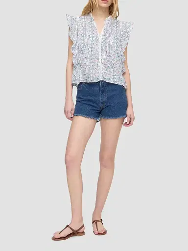 Hill House Home Women's The Ramona Top - White Etched - Size Medium | Thumbnail 2 Hill House Home Women's The Ramona Top - White Etched - Size Medium | Thumbnail 2