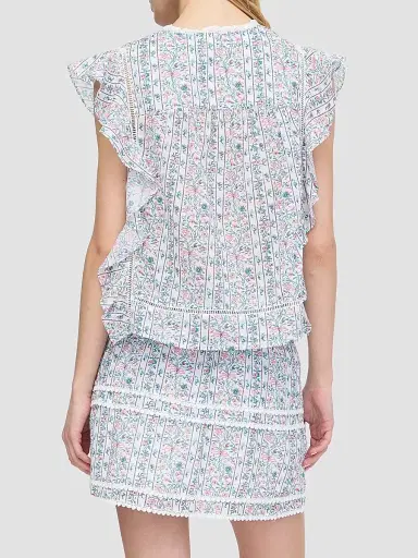 Hill House Home Women's The Ramona Top - White Etched - Size Medium | Thumbnail 5 Hill House Home Women's The Ramona Top - White Etched - Size Medium | Thumbnail 5