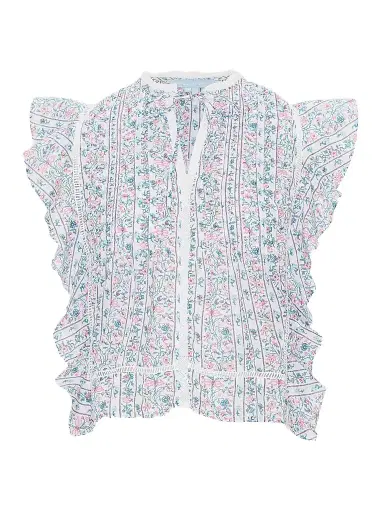 Hill House Home Women's The Ramona Top - White Etched - Size Medium | Thumbnail 1 Hill House Home Women's The Ramona Top - White Etched - Size Medium | Thumbnail 1